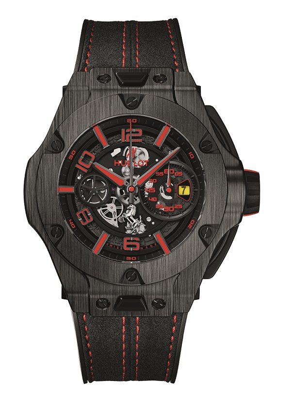 Big Bang Ferrari Chronograph Unico v karbonovém provedení. K dostání je pouze 500 kusů. 