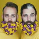 Muži s květinami - flower-beard17