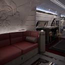 Vytuněná soukromá letadla nabízejí luxus i pohodlí - 10_uvnitr-jetu-embraer-lineage-1000e-si-snadno-budete-pripadat-jak-v-hollywoodskem-baru