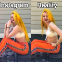 Mladá bloggerka vtipně ukazuje, jak se liší realita od fotografií na Instagramu - 01
