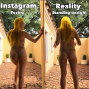 Mladá bloggerka vtipně ukazuje, jak se liší realita od fotografií na Instagramu - 08