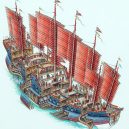 Čínská „flotila pokladů“ – pohleďte na kdysi nejmocnější obchodní loďstvo světa - treasure-ship-3