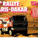 Legendární vítězství Karla Lopraise a jeho Tatry na Rallye Paříž-Dakar v roce 1988 - Dakarská-Tatra-na-letáku-k-Rallye-Dakar-1988