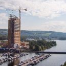 Mjøsa Tower se stala nejvyšší dřevěnou budovou světa. Je šetrná k přírodě a požáru dokáže odolávat až 90 minut - mjosa-tower-3-889×592