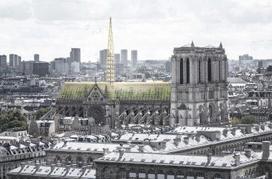 Takto si opravenou katedrálu Notre-Dame představují architekti z pařížského studia NAB.