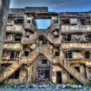 Betonový ostrov Hašima si teď můžete projít na Google Street View - gunkanjima4