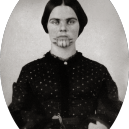 Olive Oatmanová vyrostla mezi indiány - Olive_Oatman,_1857