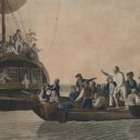 Pitcairnův ostrov – tichomořský ráj s kontroverzní minulostí - The_Mutineers_turning_Lieut_Bligh_and_part_of_the_Officers_and_Crew_adrift_from_His_Majesty’s_Ship_the_Bounty_(_29_April_1789)_RMG_S0713_(cropped)