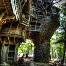 Obrovský stromový dům vyrůstal z mohutného dubu - The-Worlds-Biggest-Tree-House-by-Horace-Burgess-11