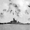 Calvin L. Graham – nejmladší americký mariňák druhé světové války - USS_South_Dakota_(BB-57)_underway_at_high_speed_during_the_Battle_of_the_Santa_Cruz_Islands_on_26_October_1942