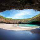 Playa del Amor – mexická pláž lásky, k níž se dostanete pouze za odlivu - 09