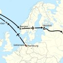 Němec Mathias Rust přistál roku 1987 před zraky šokovaných sovětů na moskevském Rudém náměstí - Mathias_Rust_flight_route