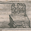 „Tzompantli“ – aztécká věž z lidských lebek - 1024px-Tzompantli_in_the_Florentine_Codex