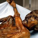 Ötziho tetování na těle mladé umělkyně - otzi-the-iceman-under-preservation